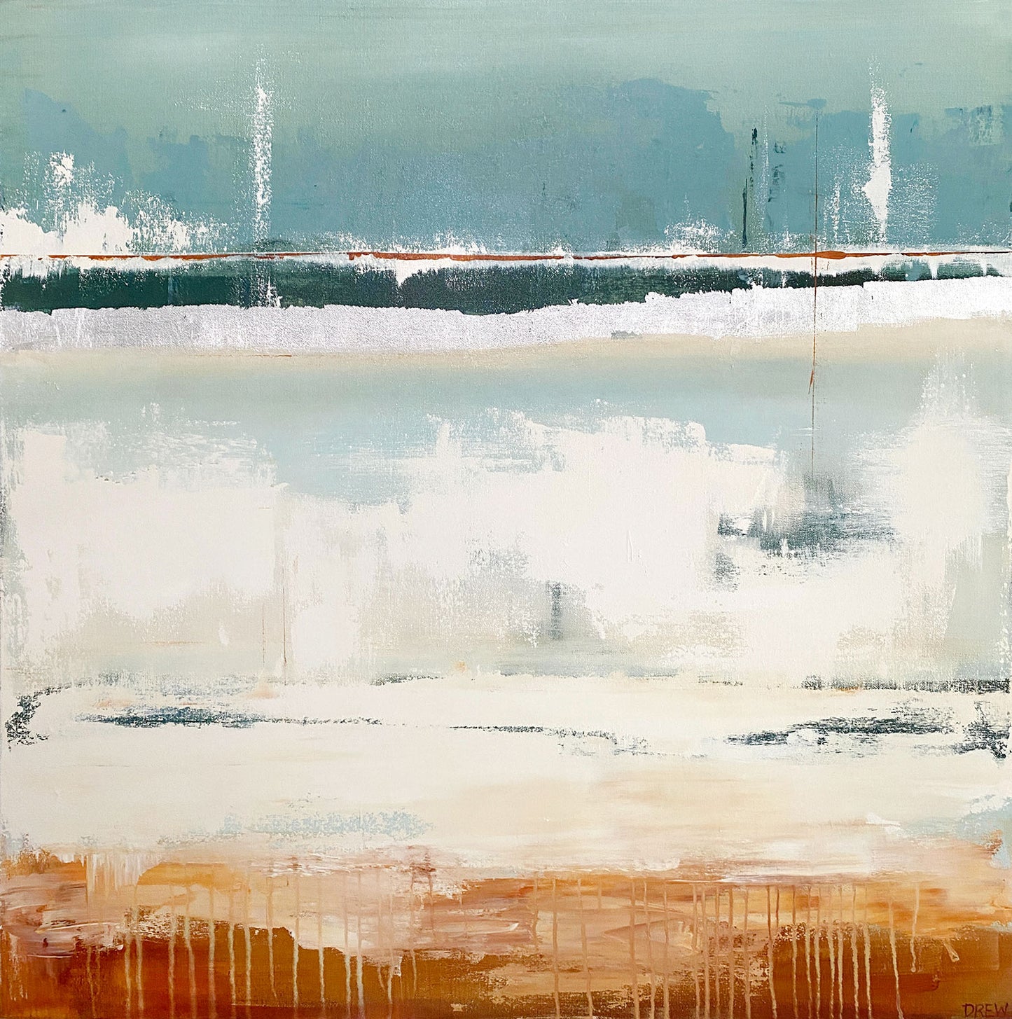 Silver Lining | 36 x 36”