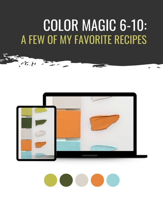 Color Recipes 6-10 Digital Download