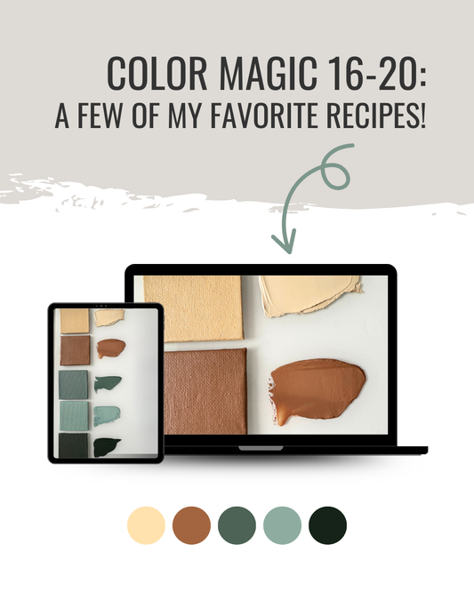 Color Magic Recipes 16-20 Digital Download