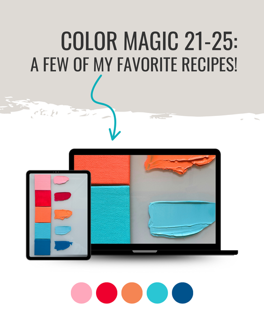 Color Magic Recipes 21-25 Digital Download