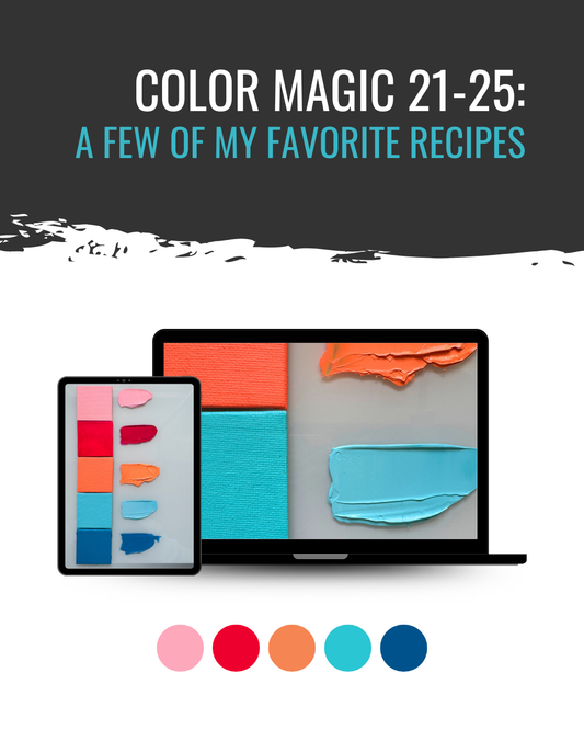 Color Recipes 21-25 Digital Download