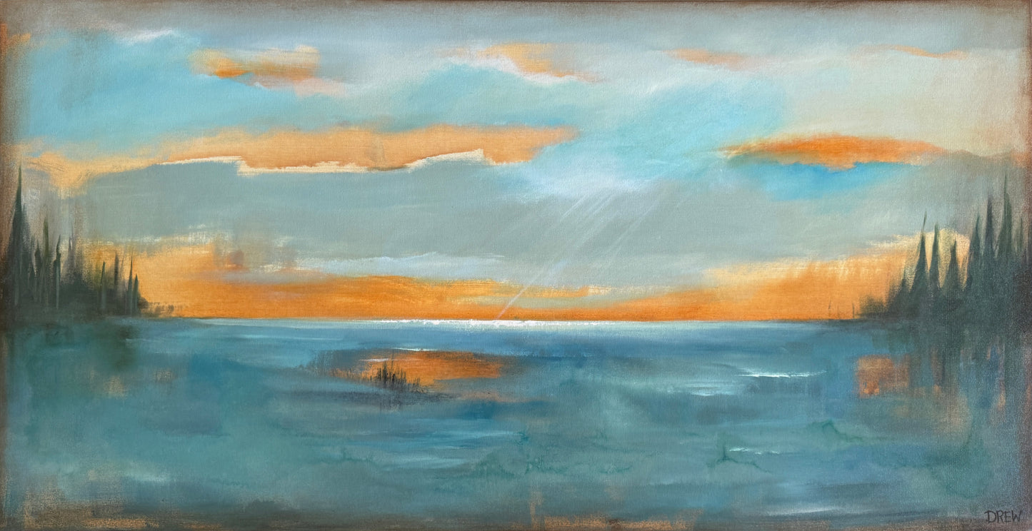 Beyond the Line | 24 x 48"