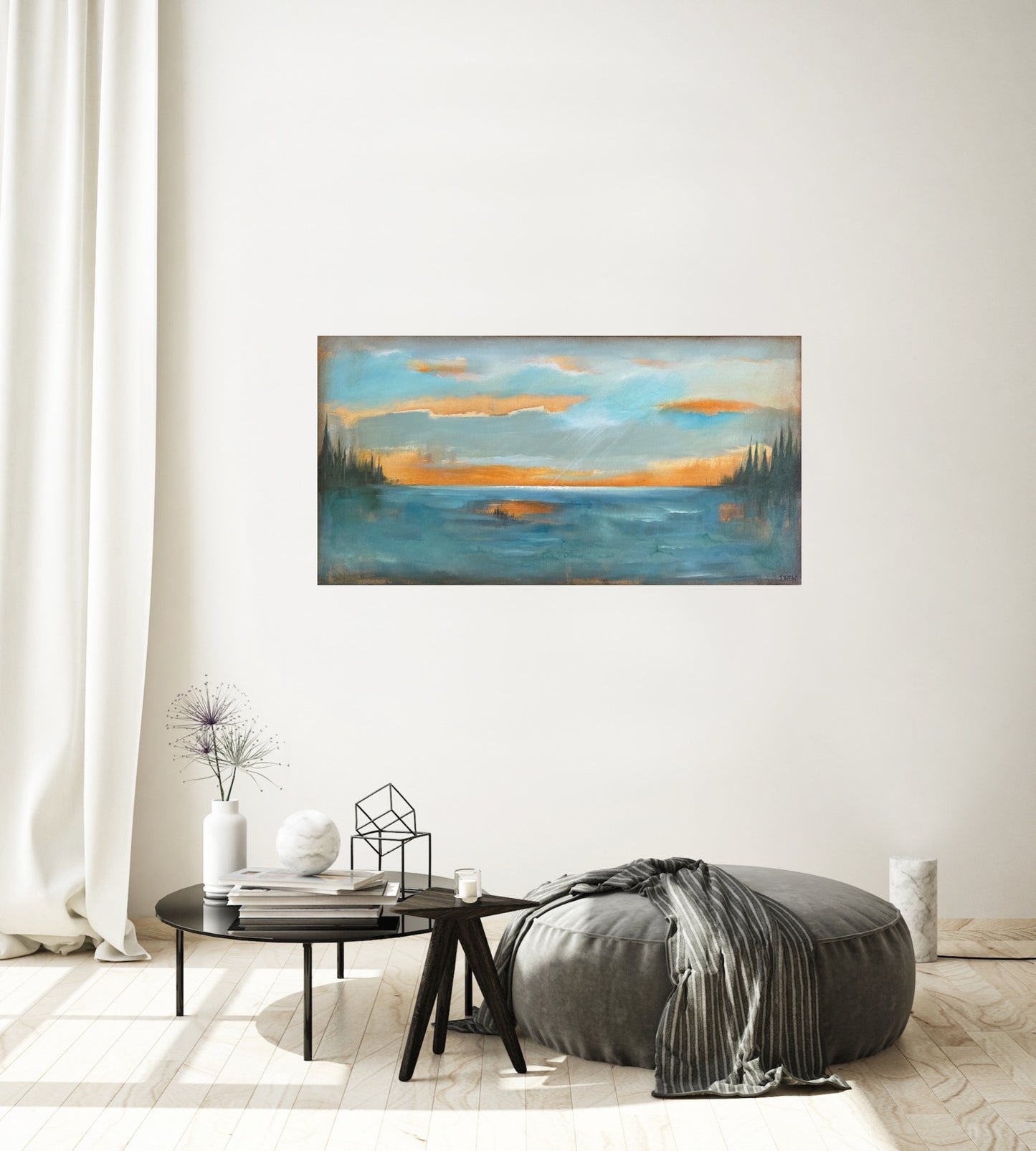 Beyond the Line | 24 x 48"