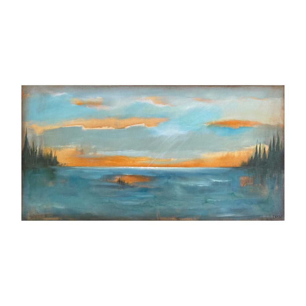 Beyond the Line | 24 x 48"
