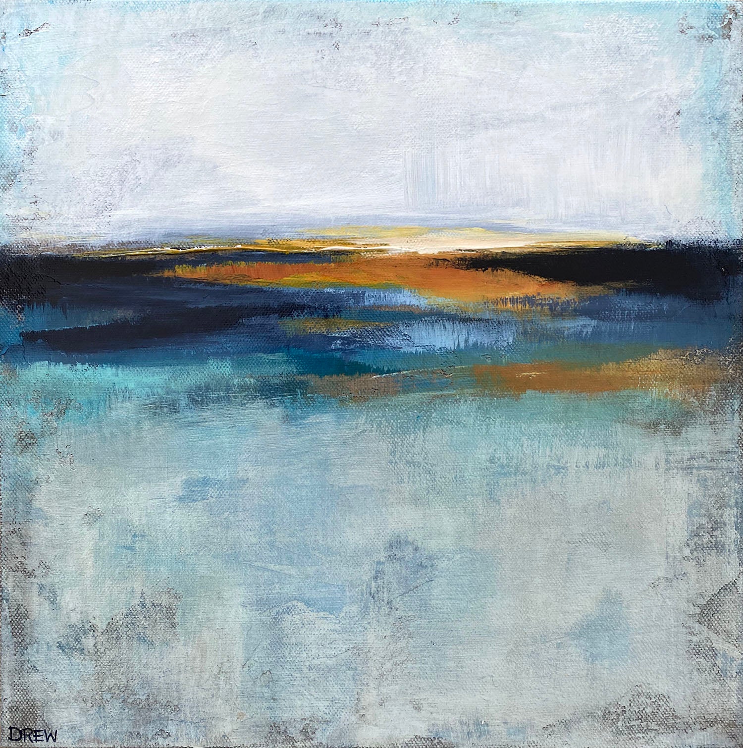 Sunrise | 12 x12” – Drew Noel Marin Fine Artist